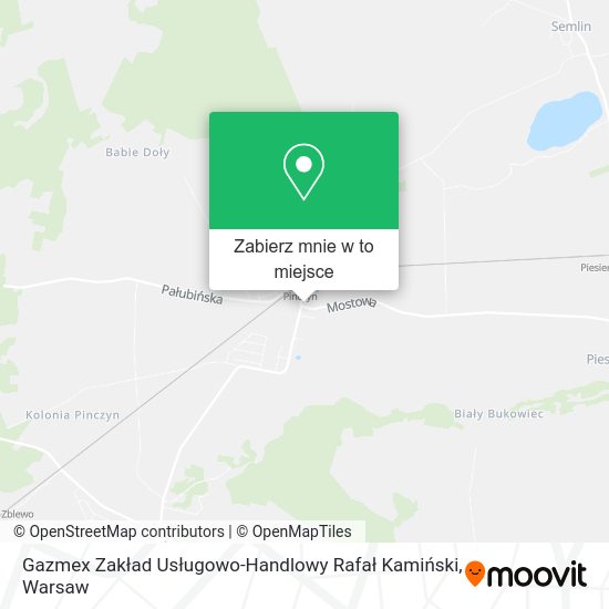 Mapa Gazmex Zakład Usługowo-Handlowy Rafał Kamiński