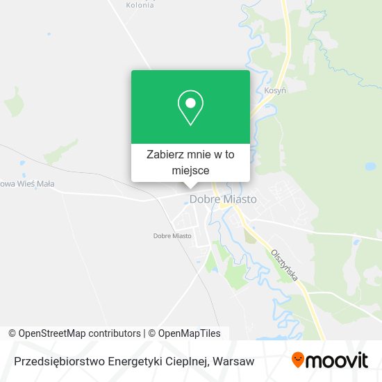 Mapa Przedsiębiorstwo Energetyki Cieplnej