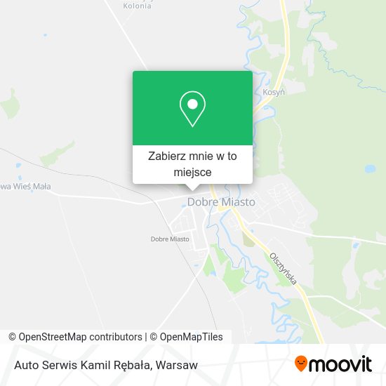 Mapa Auto Serwis Kamil Rębała