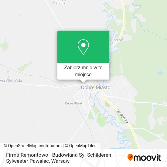 Mapa Firma Remontowo - Budowlana Syl-Schilderen Sylwester Pawelec