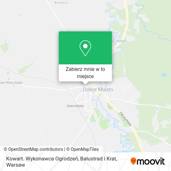 Mapa Kowart. Wykonawca Ogrodzeń, Balustrad i Krat