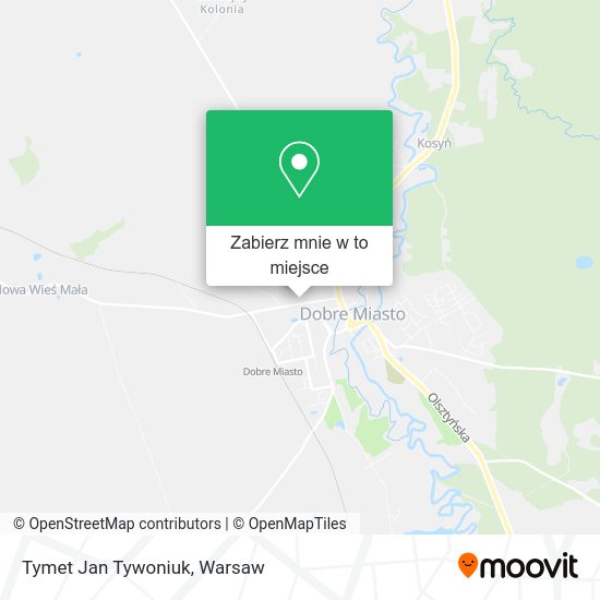 Mapa Tymet Jan Tywoniuk