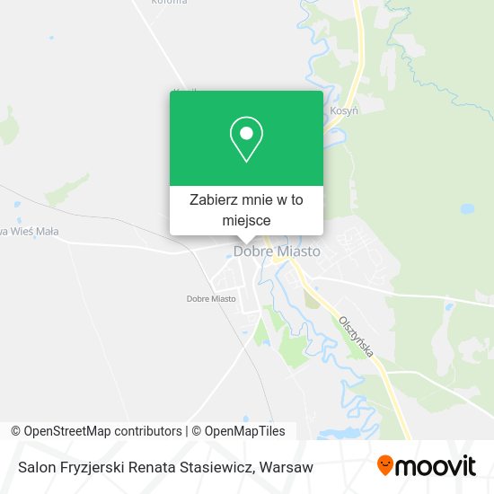 Mapa Salon Fryzjerski Renata Stasiewicz