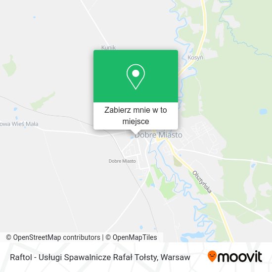 Mapa Raftol - Usługi Spawalnicze Rafał Tołsty