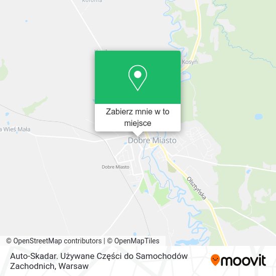 Mapa Auto-Skadar. Używane Części do Samochodów Zachodnich