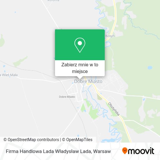 Mapa Firma Handlowa Lada Władysław Lada