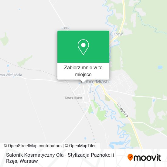 Mapa Salonik Kosmetyczny Ola - Stylizacja Paznokci i Rzęs