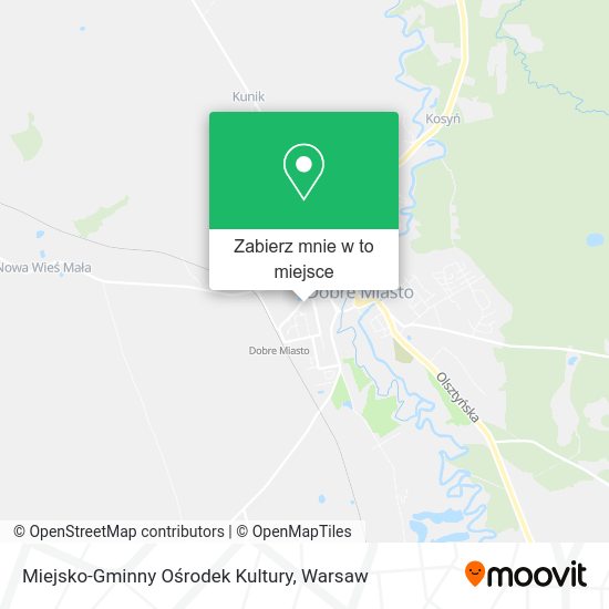 Mapa Miejsko-Gminny Ośrodek Kultury