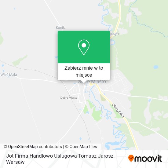 Mapa Jot Firma Handlowo Uslugowa Tomasz Jarosz