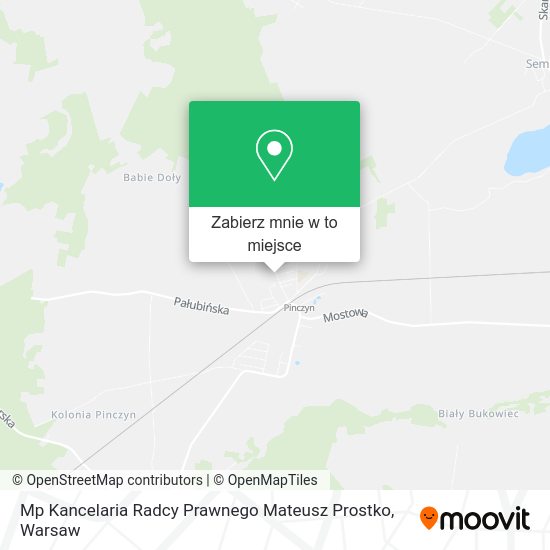 Mapa Mp Kancelaria Radcy Prawnego Mateusz Prostko