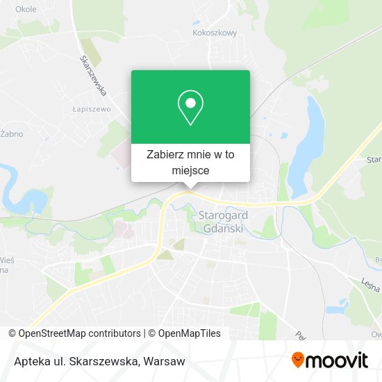 Mapa Apteka ul. Skarszewska