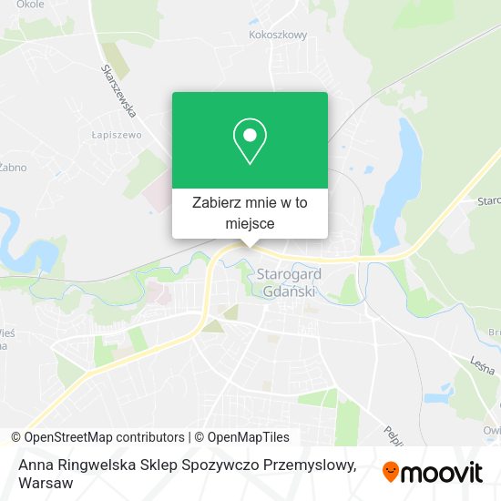 Mapa Anna Ringwelska Sklep Spozywczo Przemyslowy