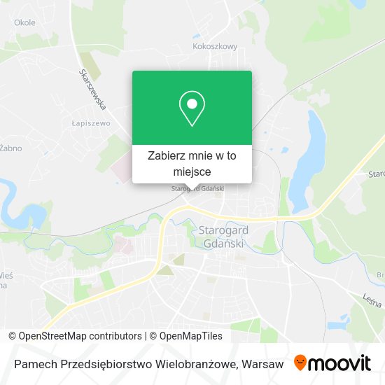 Mapa Pamech Przedsiębiorstwo Wielobranżowe