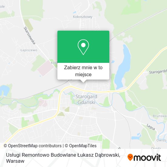 Mapa Usługi Remontowo Budowlane Łukasz Dąbrowski