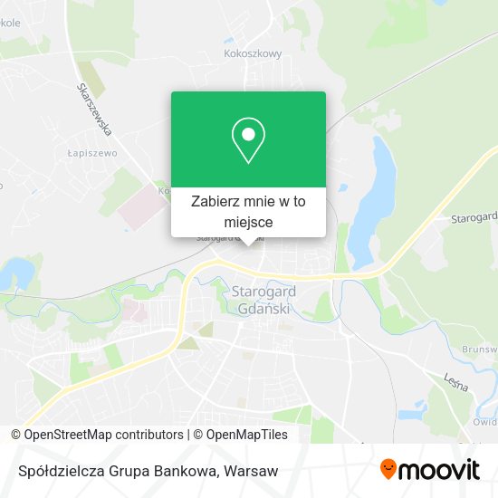 Mapa Spółdzielcza Grupa Bankowa