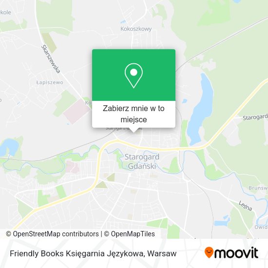 Mapa Friendly Books Księgarnia Językowa