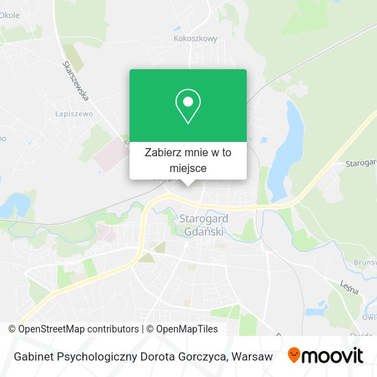 Mapa Gabinet Psychologiczny Dorota Gorczyca