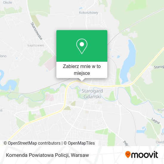 Mapa Komenda Powiatowa Policji