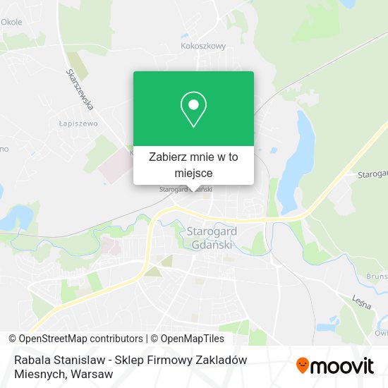 Mapa Rabala Stanislaw - Sklep Firmowy Zakladów Miesnych