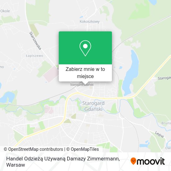 Mapa Handel Odzieżą Używaną Damazy Zimmermann