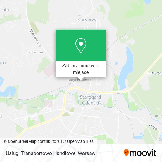 Mapa Uslugi Transportowo Handlowe