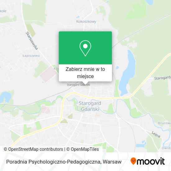 Mapa Poradnia Psychologiczno-Pedagogiczna