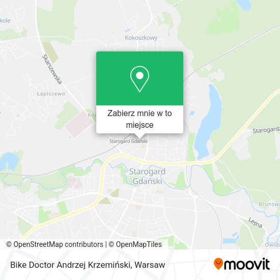 Mapa Bike Doctor Andrzej Krzemiński