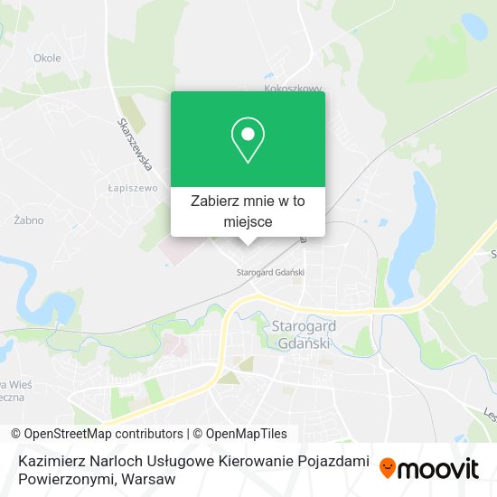 Mapa Kazimierz Narloch Usługowe Kierowanie Pojazdami Powierzonymi