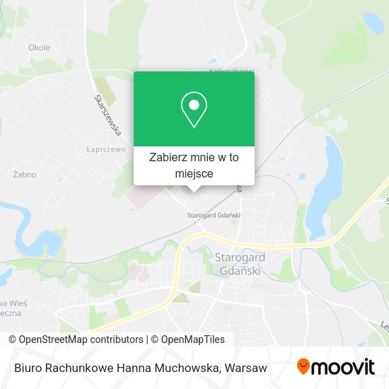 Mapa Biuro Rachunkowe Hanna Muchowska