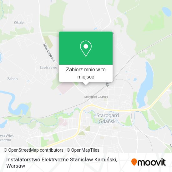 Mapa Instalatorstwo Elektryczne Stanisław Kamiński