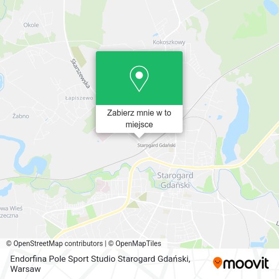 Mapa Endorfina Pole Sport Studio Starogard Gdański