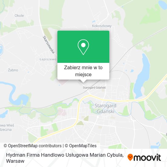 Mapa Hydman Firma Handlowo Usługowa Marian Cybula