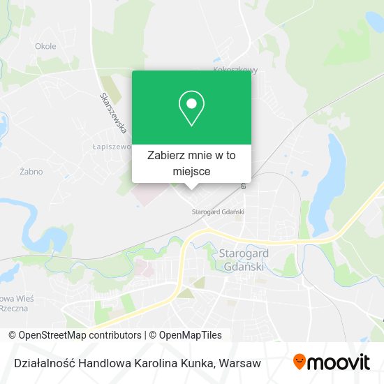 Mapa Działalność Handlowa Karolina Kunka