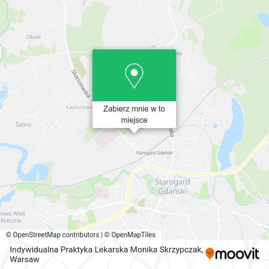 Mapa Indywidualna Praktyka Lekarska Monika Skrzypczak