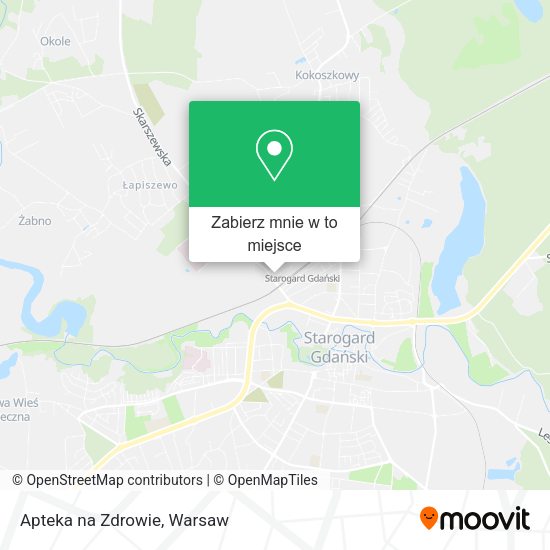 Mapa Apteka na Zdrowie