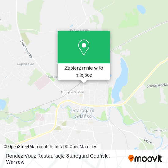 Mapa Rendez-Vouz Restauracja Starogard Gdański