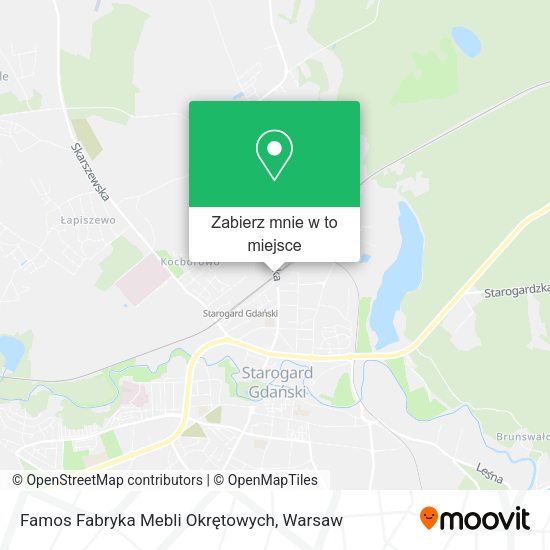 Mapa Famos Fabryka Mebli Okrętowych