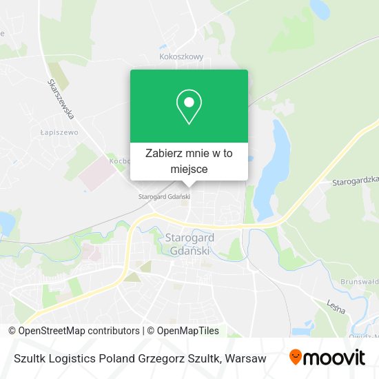 Mapa Szultk Logistics Poland Grzegorz Szultk