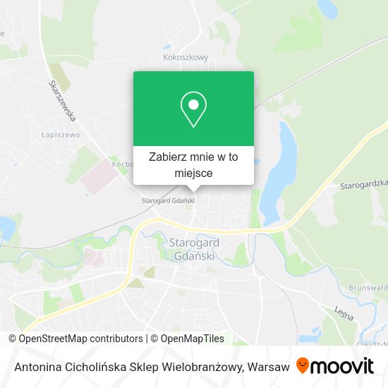 Mapa Antonina Cicholińska Sklep Wielobranżowy