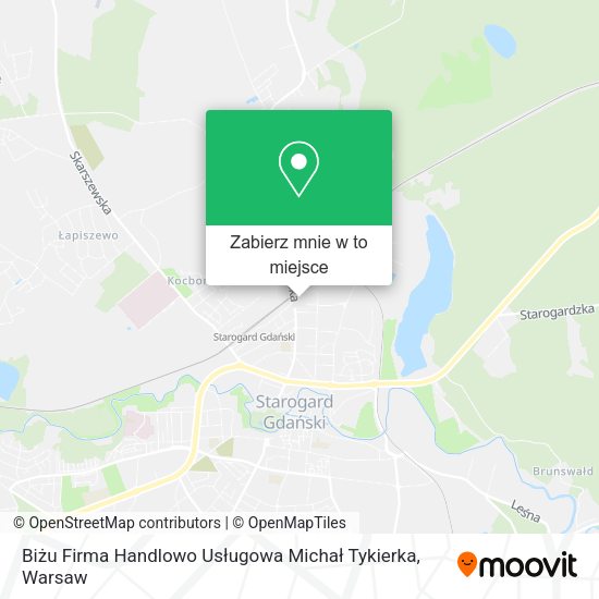 Mapa Biżu Firma Handlowo Usługowa Michał Tykierka