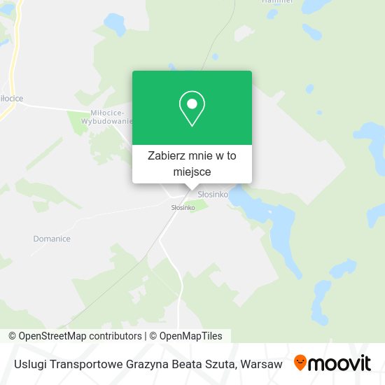 Mapa Uslugi Transportowe Grazyna Beata Szuta