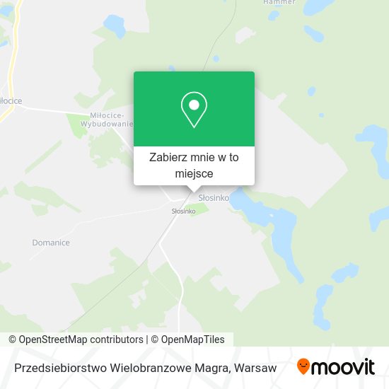 Mapa Przedsiebiorstwo Wielobranzowe Magra