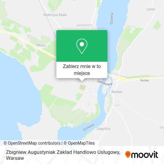 Mapa Zbigniew Augustyniak Zakład Handlowo Usługowy