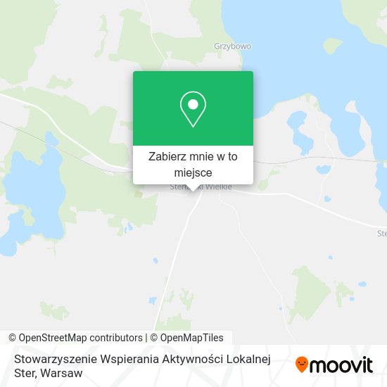 Mapa Stowarzyszenie Wspierania Aktywności Lokalnej Ster