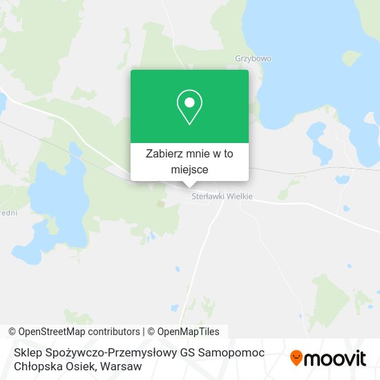 Mapa Sklep Spożywczo-Przemysłowy GS Samopomoc Chłopska Osiek