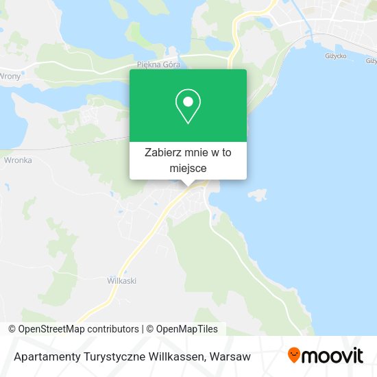 Mapa Apartamenty Turystyczne Willkassen