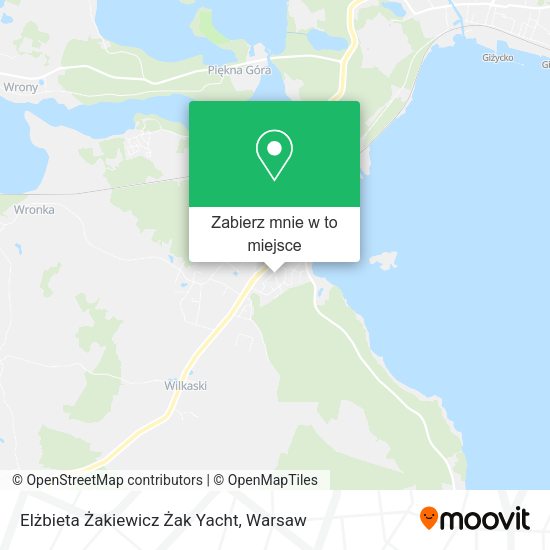 Mapa Elżbieta Żakiewicz Żak Yacht