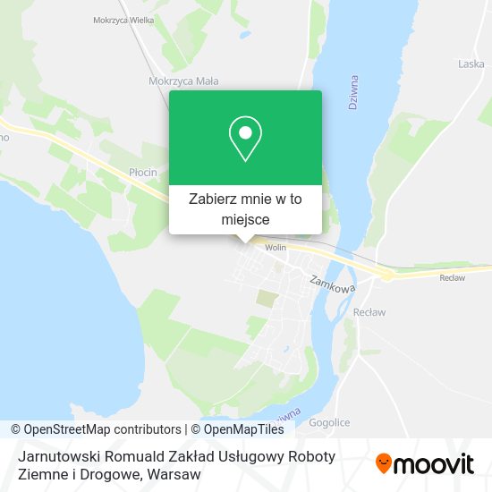 Mapa Jarnutowski Romuald Zakład Usługowy Roboty Ziemne i Drogowe