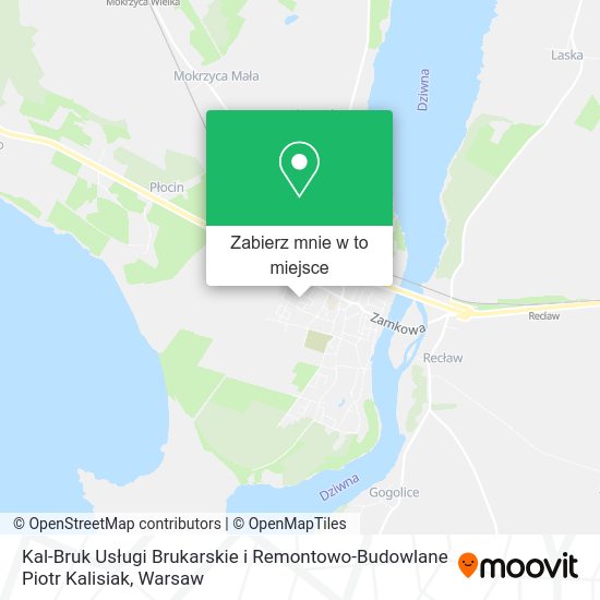 Mapa Kal-Bruk Usługi Brukarskie i Remontowo-Budowlane Piotr Kalisiak