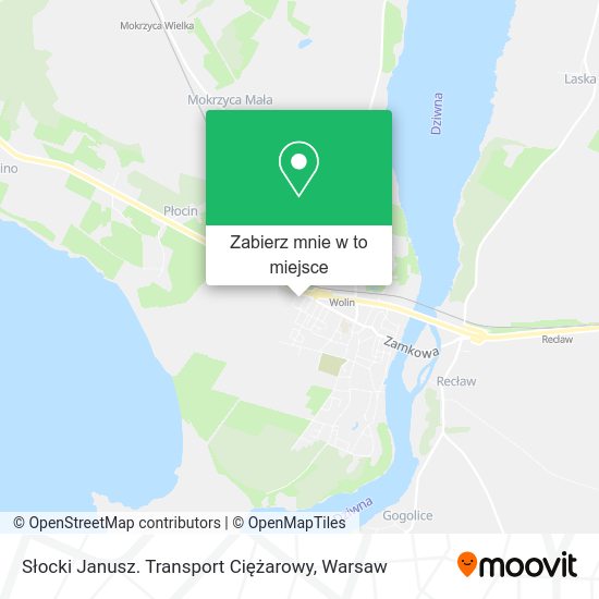 Mapa Słocki Janusz. Transport Ciężarowy